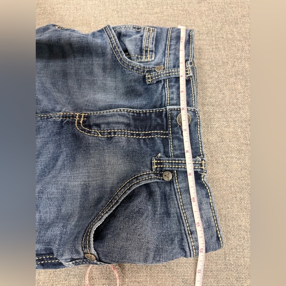 Wrangler 20X Jeans Boys Size 11 Reg Adjustable Waist Straight Leg Dk Denim 0077 - Picture 7 of 10